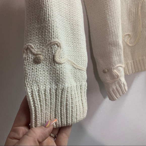 Vintage Outback Red Ramie Sweater AllAround Floral - Picture 4 of 7